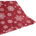 thumbnail image 7 of GZHJMY Christmas Red Snowflake Throw Pillow Cover 20 x 20 Inch, Soft Square Cushion Case for Home Couch Sofa Bedroom Car Farmhouse Decor Home Decor, 7 of 7