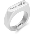 thumbnail image 5 of Stainless Steel Simple Style Cremation Urn Ring for Ashes for Women Waterproof Locket Rings Memorial Jewelry Cremation Jewelry Urn Ring, 5 of 7