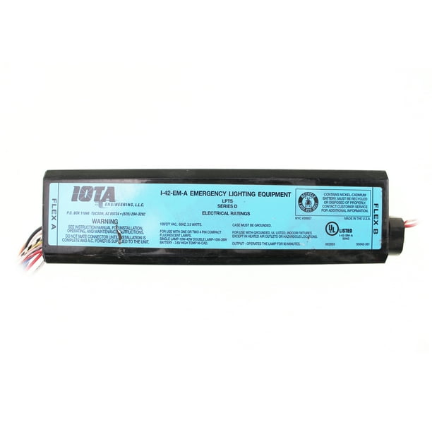 Iota I42EMA Emergency Backup Battery 90 min