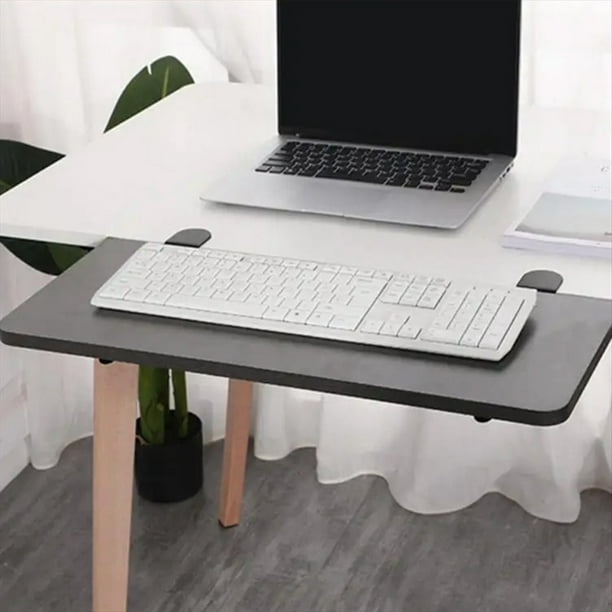 2 Piezas Soporte Plegable Teclado de Computadora Extensor de Escritorio Brazo Soporte Escritorio Plegable para Monitor Portátil