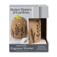 Better Homes & Gardens Full Size Fragrance Warmer, Woodgrain Botanical