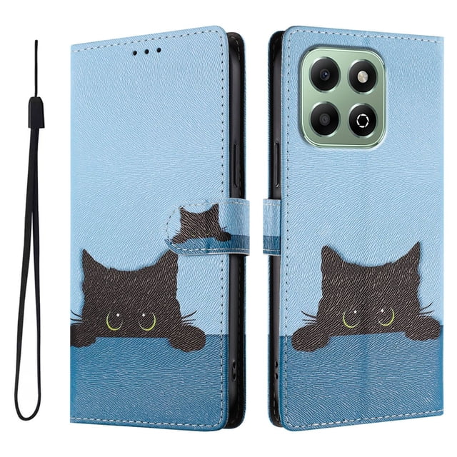 FOXDOCK Funda Tipo Cartera para Honor X6B con Soporte y Correa – Diseño de Patrones Lindos