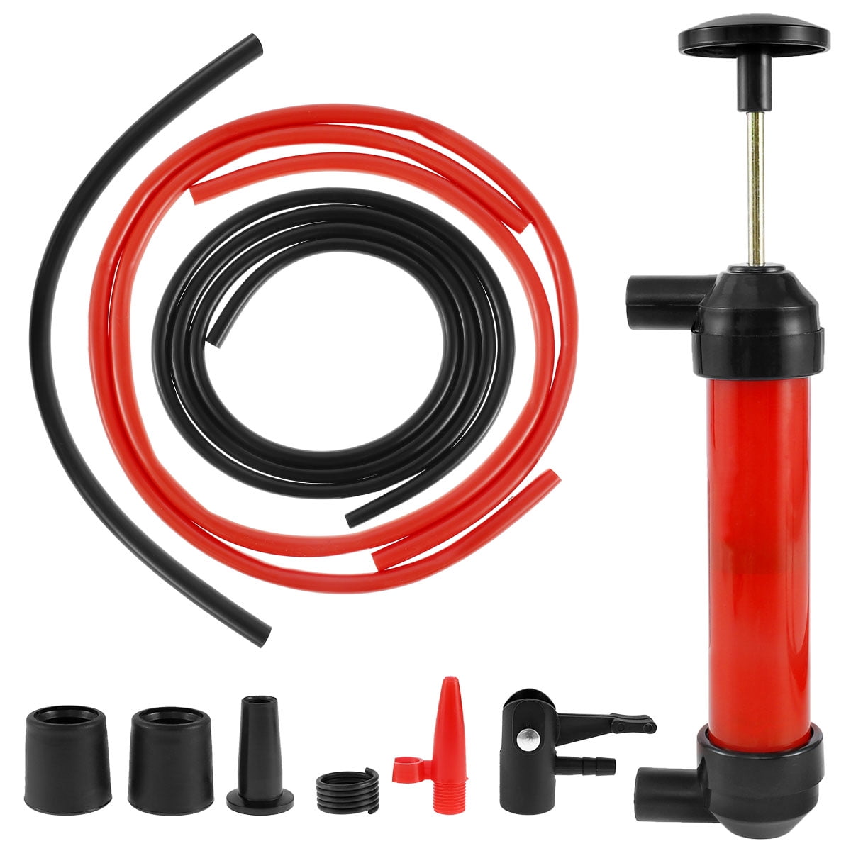HAND SIPHON PUMP FUEL OIL DIESEL PETROL WATER EXTRACTOR SYPHON TRANSFER 