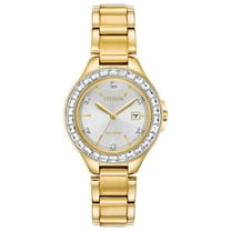 Citizen Women's Eco-Drive Silhouette Crystal Gold-Tone Watch - FE1192-58A