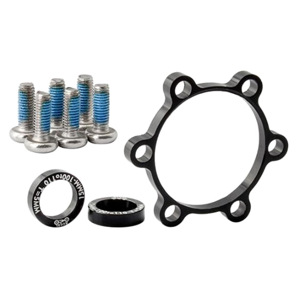 Durable Front Rear Boost Hub Conversion Adapter 6 Cycling Parts 5mm Black
