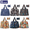 6 pack3, variant on Waterproof Foldable Shopping Tote Bag, 210D Oxford Polyester Grocery Bag, Compact Reusable Travel Bag with Durable Handles, Lightweight Foldable Storage