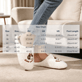 thumbnail image 4 of ATENAR Slippers for Women,House Slippers,House Slippers for Women,Non-slip,Cozy,Warm,White,6.5-7, 4 of 7