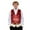 Red Xmas Tree, variant on Yuyamidu Gingerbread Man Men's Suit Vest Candy Canes Casual Waistcoat Vest for Men Size M Christmas Leisure Dress Business Vests for Wedding Party Tuxedo V-neck Waistcoat with Pockets