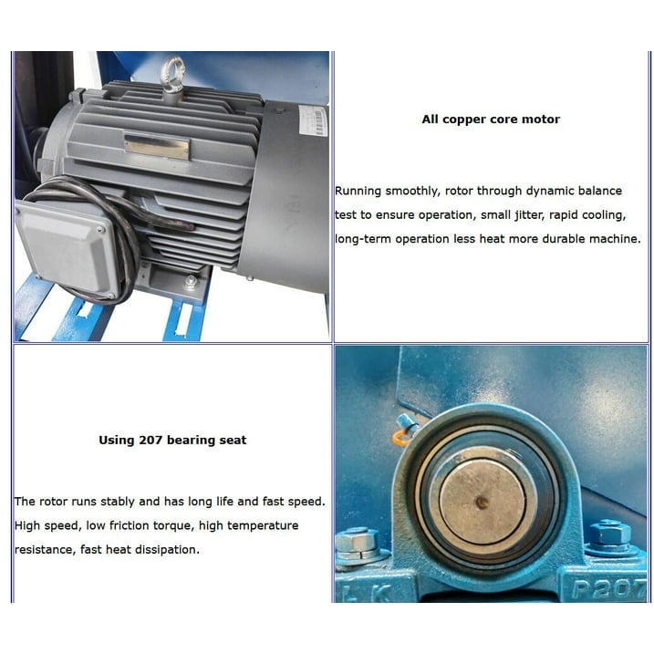 Commercial Feed Processor Frozen Fish Frozen Meat Frozen Products Crusher 220V