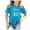 Blue, variant on Toddler T Shirts Girls 3t Letter Print Crewneck Back To School Short Sleeve T Shirt Fashion Beach Shirt Preppy Toddler Girl Clothes, 110.00, White