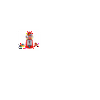Playo 8.5" Coin Operated Gumball Machine Toy Bank - Dubble Bubble Classic Red Style Includes 45 Gum Balls - Kids Coin Bank
