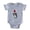 Heather Grey, variant on CafePress - Christmas Beagle - Cute Infant Baby Football Bodysuit