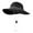 Black, variant on Unisex Wide Brim Summer Sun Hat for Outdoor Fishing Hiking and Beach Activities Black One Size