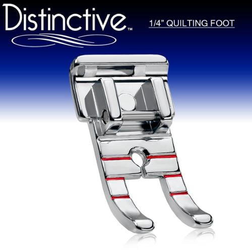 Distinctive 14" (Quarter Inch) Quilting Sewing Machine Presser Foot Fits All Low Shank Snap