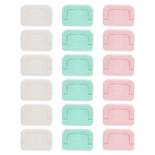 EeaseMX 18 protectores de enchufes antichoque para el hogar y la oficina.