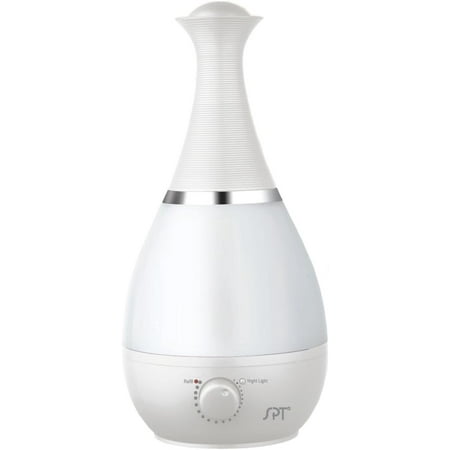 

Ultrasonic Humidifier with Frangrance Diffuser and Night Light (White)