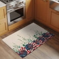 thumbnail image 3 of 4th of July Washable Area Rug 2 x 3 ft USA Flag Rose, Soft Non Slip Rugs Stain Repellent Indoor Felt Carpet for Living Dining Room Bedroom Home Office, 3 of 9
