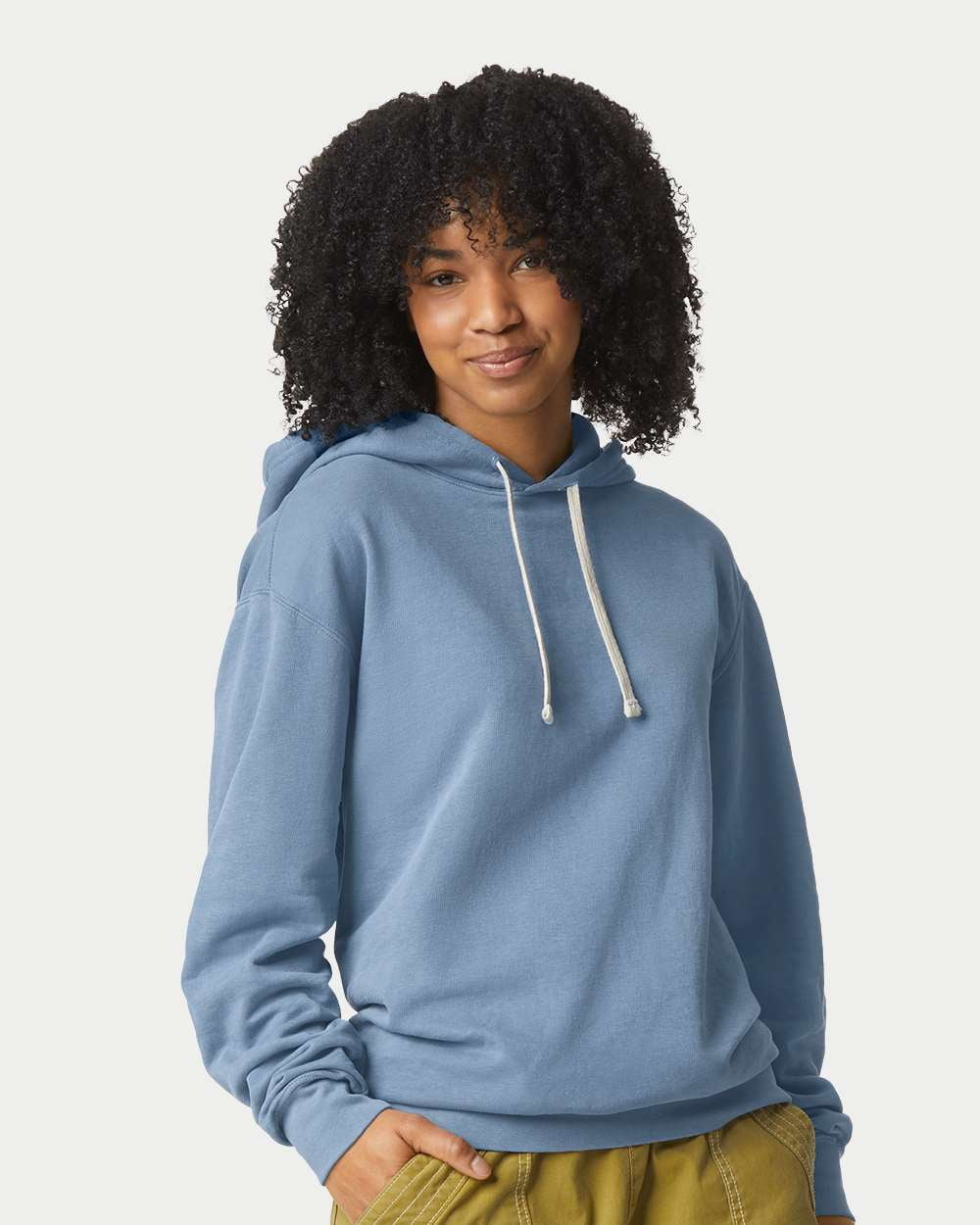 Comfort Colors Garment-Dyed Lightweight Fleece Hooded Sweatshirt