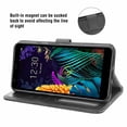 thumbnail image 3 of Mobile Phone Cover for Lg K30 2019, Cover Premium Pu Leather Tpu Flip Case Magnetic Closure Card Compartment Stand Function Wallet with Lanyard Protective Cover, 3 of 7