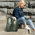 thumbnail image 6 of Rocae Forest Stone-Colored Dragon for 16inch Clear Backpack Transparent School Backpack for Women Men, Capacity Clear Bag for College, Travel, 6 of 7