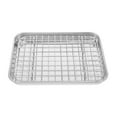 thumbnail image 1 of Plateau de Cuisson en Acier Inoxydable avec Grille, Moule à Pâtisserie en Métal, Plaque de Cuisson pour Four, 1 of 8