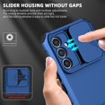 thumbnail image 5 of for Samsung Galaxy A54 5G Phone Case with Tempered Glass Screen Protector Slide Camera Lens Kickstand Military-Grade Bumpers  Shockproof Protective Cover for Women Men Girls Blue, 5 of 7