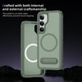 thumbnail image 4 of Decase Magnetic case for Samsung Galaxy S25+ Case,Built-in Kickstand,Compatible with Mag-Safe, Dual-Layer Protection Military Grade Protective Phone Case for Samsung Galaxy S25+,Green, 4 of 7