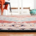 thumbnail image 5 of SAFAVIEH Tucson Willoughby Traditional Machine Washable Area Rug, 6' x 9', Aqua/Rust, 5 of 9