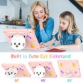 thumbnail image 5 of Kids Case for iPad 7th/8th/9th Generation 10.2 inch Shockproof Cover, 2 Layer Protection, with Built-in Stand & Shoulder Strap, 5 of 7