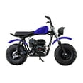 thumbnail image 6 of Massimo Minibike MB200S 7.5HP 196cc 4 Stroke, Gas Powered Mini Bike Motorcycle - Blue, 6 of 19
