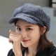 thumbnail image 2 of Boinas para mujer Gorro de lana a cuadros Gorra de repartidor de periódicos para mujer Boina para mujer Gorro de repartidor de periódicos Gorra de lana francesa Clásica Otoño Primavera, 2 of 5