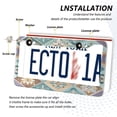 thumbnail image 3 of Aluminum License Plate Frame 2 Pack Car Exterior Accessory Car Tag Holder for Front Rear Plates Cars Decor Intricate Blue Shape, 3 of 7