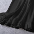 thumbnail image 6 of Lenpel Nightgown with Built in Bra for Women Lace V Neck Spaghetti Strap Sleepwear Mini Dresses Fashion Ruffle Trim House Pajama Dresses, 6 of 7