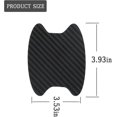 thumbnail image 2 of pegatinas para manijas de puertas de coche, fibra de carbono, antiarañazos, protector de manijas de puertas automático sin marcas, universal para la mayoría de manijas de coche., 2 of 5