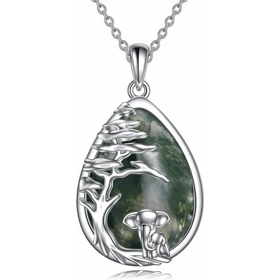 DOLIOX Mother and Daughter Necklace for Women 925 Sterling Silver Mothers Day Jewelry Birthday Mom Gifts