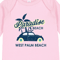 thumbnail image 4 of Inktastic Paradise Beach in West Palm Beach with Palm Trees and Car Boys or Girls Long Sleeve Baby Bodysuit, 4 of 5