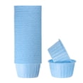 thumbnail image 1 of 50pcs 3.5oz Moldes para Magdalenas de Papel de Tamaño Estándar Envoltorios Antiadherentes Desechables para Tartas Bodas Cumpleaños Navidad Postres Azul, 1 of 6