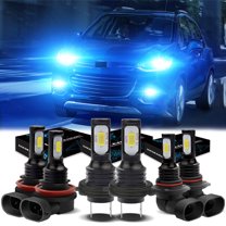 H7 Headlights for 2005 2006 Ford Escape 8000K Ice Blue H7 H11 High/ Low Beam 9145 Fog light Bulbs,6pc