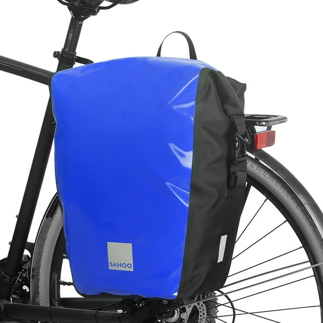 20L Waterproof Bicycle Trunk Bag Bicycle Rear Rack Bag Bicycle Saddle Bag Travel Bag