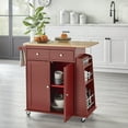 thumbnail image 4 of Target Marketing Systems Sonoma Kitchen Cart, Red, 4 of 5