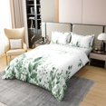 thumbnail image 3 of Erosebridal Tree Leaves 100% Cotton Comforter Cover King,Tree Branches Bedding Sets King Size,Botanical Decor,Reversible,3 Pieces(No Comforter), 3 of 6