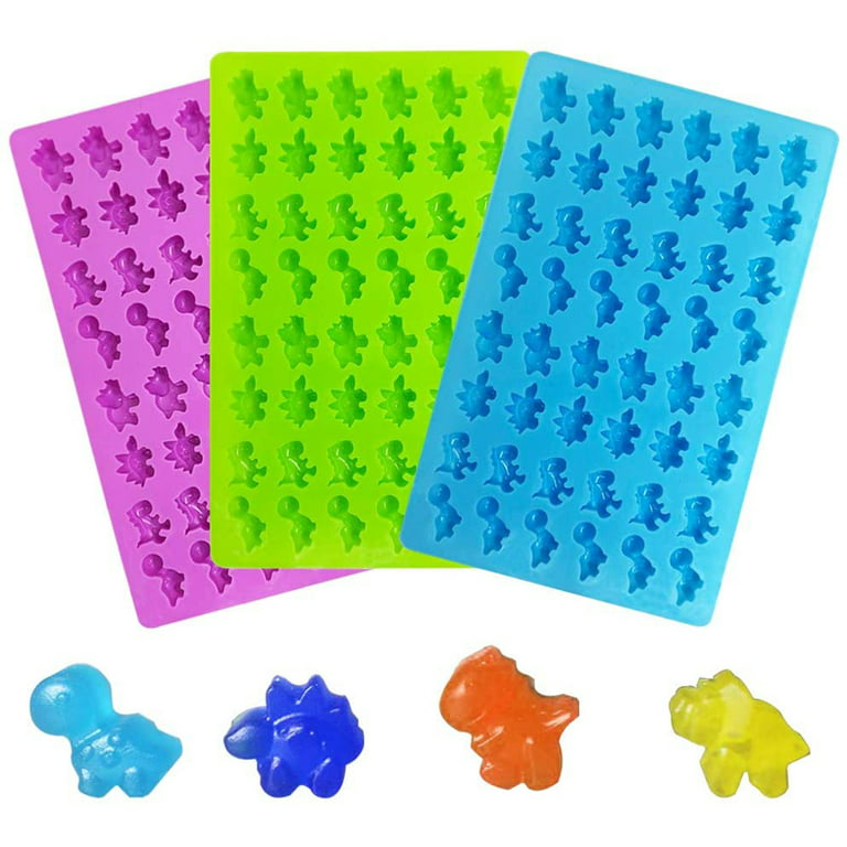 1PC Dinosaur Gummy Molds, Mini Silicone Candy Mold, Dino Chocolate Gummy  Molds with Droppers, Great for DIY Non-Stick Silicone Mold (Dinosaur)