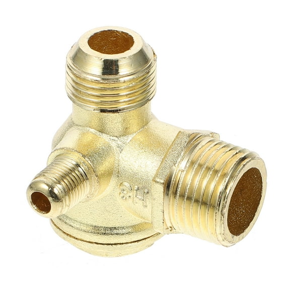WORGEOUS Breaker Check Valve Air Compressor Maintenance Parts 4.6X4.2CM Golden