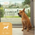 thumbnail image 3 of Pet Door for Screens & Glass Doors up to 0.6" Thick, for Dogs up to 42 lbs Ultra Clear Medium, 3 of 8