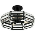 thumbnail image 7 of Quoizel Padilla 4-Light Matte Black Semi-Flush Mount Light, 7 of 7