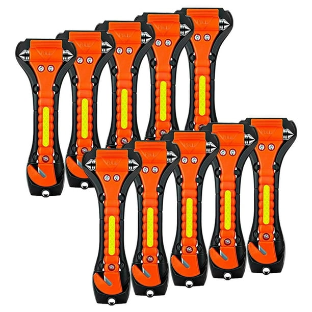 Martillo de seguridad para coche ZHSX, 17 cm, 10 unidades, herramienta de emergencia