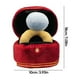 thumbnail image 3 of pstuiky Precioso estuche para anillos de peluche, juguetes con forma de perro, juguetes para esconder comida de mascotas, 3 of 9