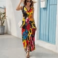 thumbnail image 6 of Leopard Print Pattern Art Sleeveless Dress Women's Summer Suit Dresses for Women 2025 Luxury Party Dress, 6 of 7