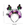 thumbnail image 3 of Diadema de flores para Cosplay de Halloween, diadema de fiesta de bruja novedosa, regalo para niños y niñas, 3 of 5