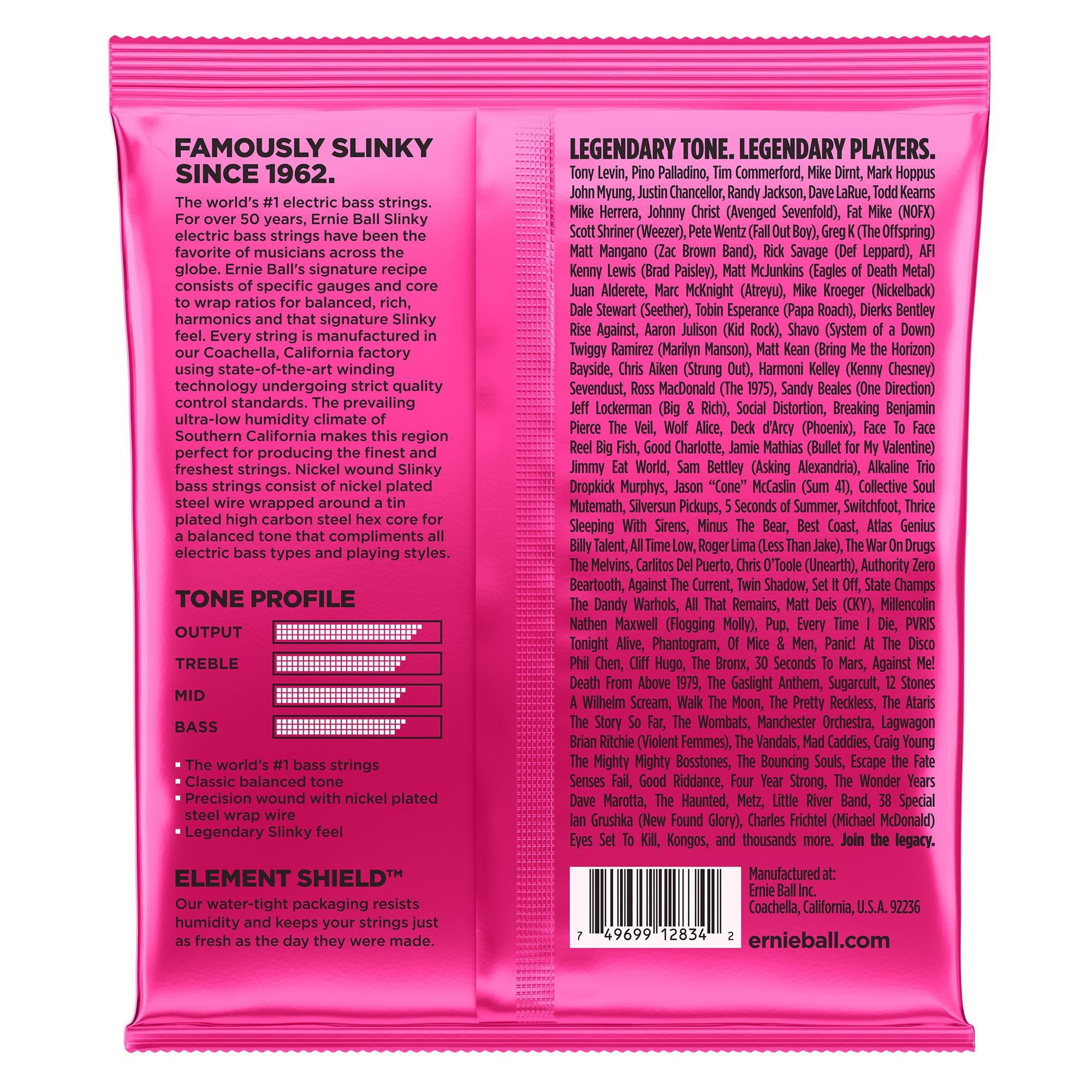 2834 Ernie Ball Bass Guitar Strings